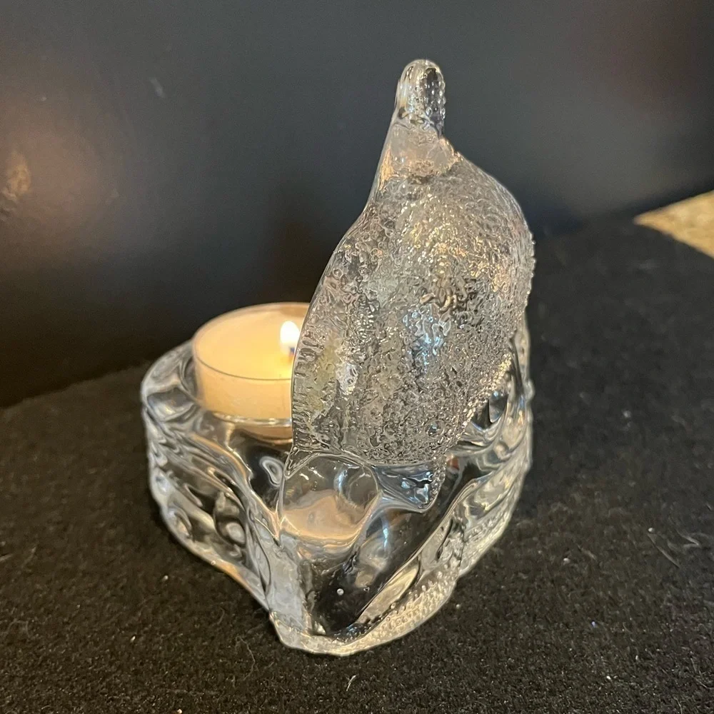 Partylite Dolphin Tea Light Candle Holder - Picture 3 of 9